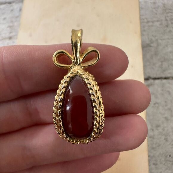 Vintage Joan Rivers Faberge Inspired Enamel Egg Pendant - Picture 1 of 5